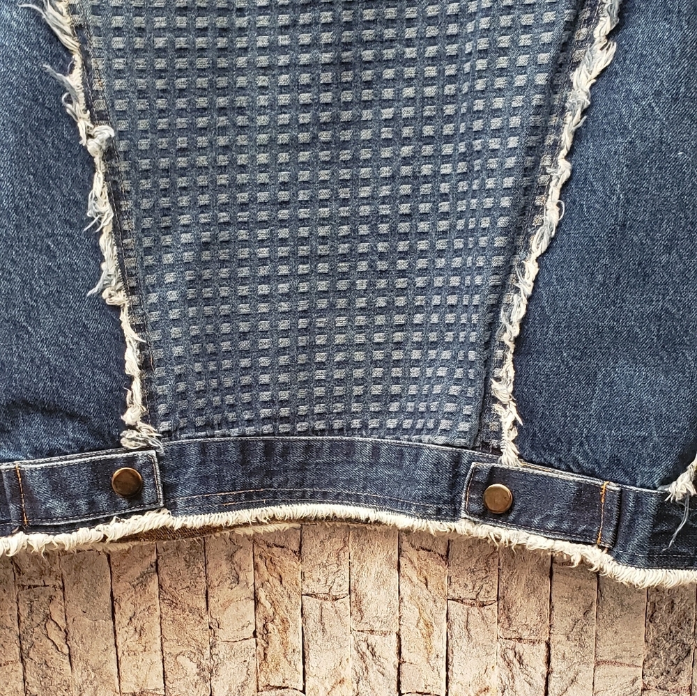 Patchwork Denim Jacket - image 4
